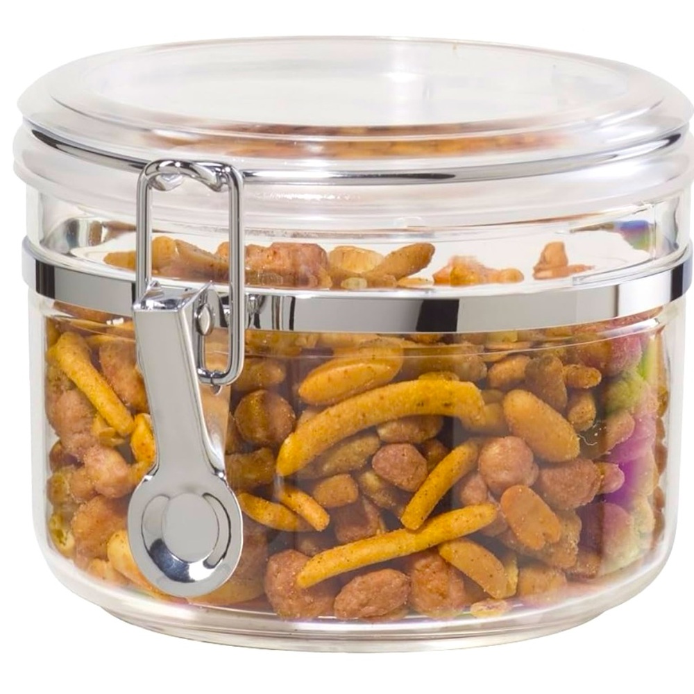OGGI Small 28 oz. Clear Acrylic Airtight Canister — #B